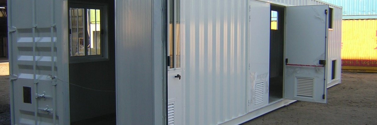 Vendita e noleggio Containers, box, monoblocchi in lamiera e coibentati